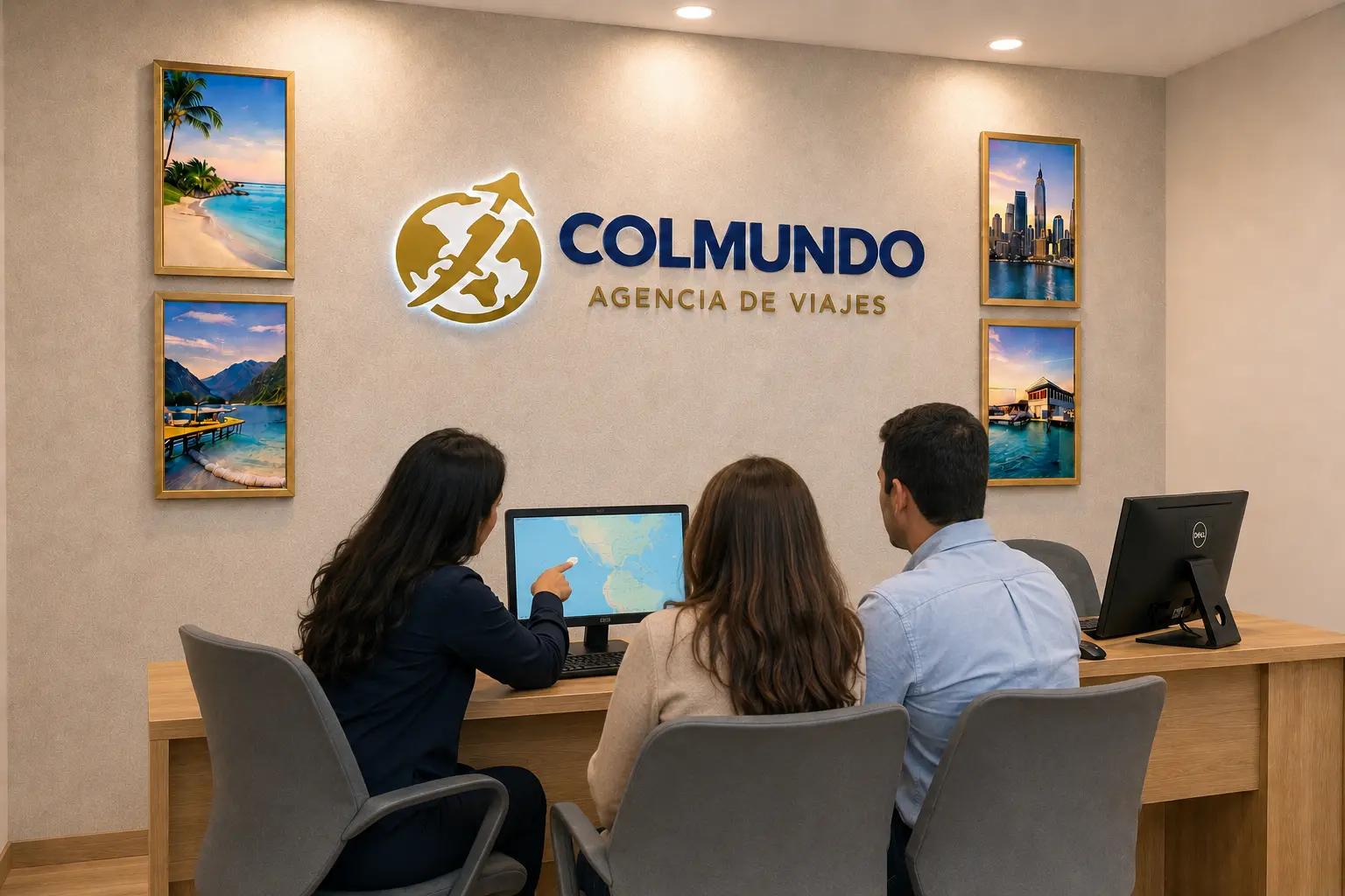 Colmundo Travel's consultation area in Quito